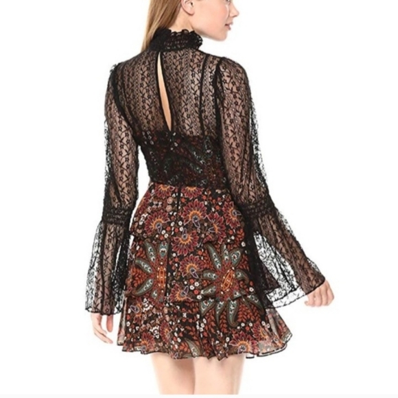 BCBG Generation Tiered Mock Dress - Picture 2 of 5